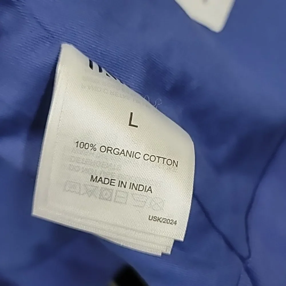 Uskees #3036 Drill Zip-Up Vest in Ultra Blue Size Large
